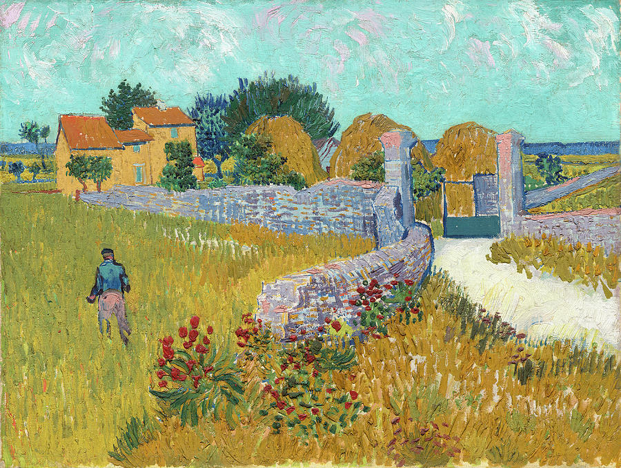 Farmhouse in Provence #13 Painting by Vincent van Gogh