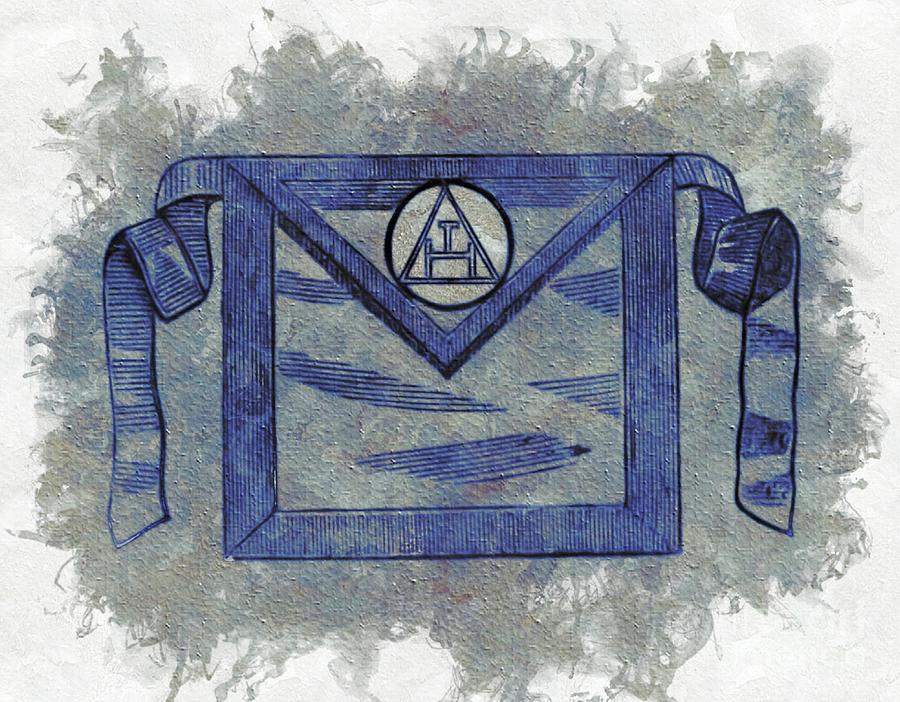 Magic Painting - Freemason, Masonic, Symbols #13 by Esoterica Art Agency