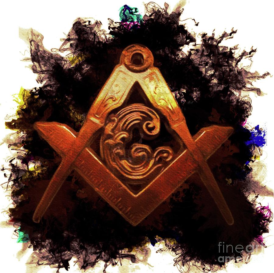 Magic Painting - Freemason Symbolism #13 by Esoterica Art Agency