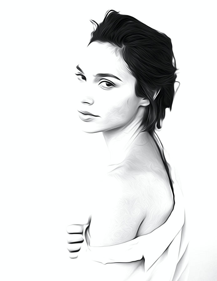 Gal Gadot Print Digital Art by Lilia Kosvintseva