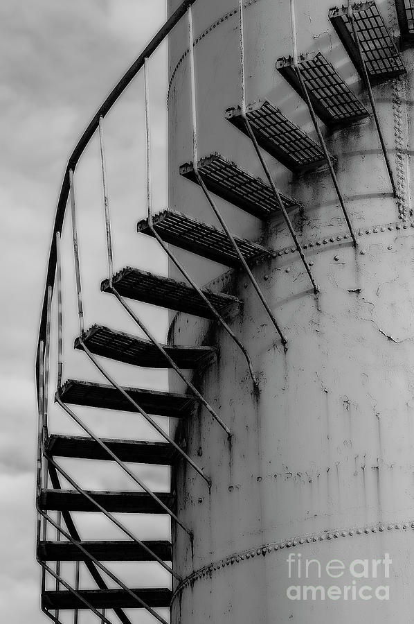 Gasoline Storage Tank with Staircase  #13 Photograph by Jim Corwin