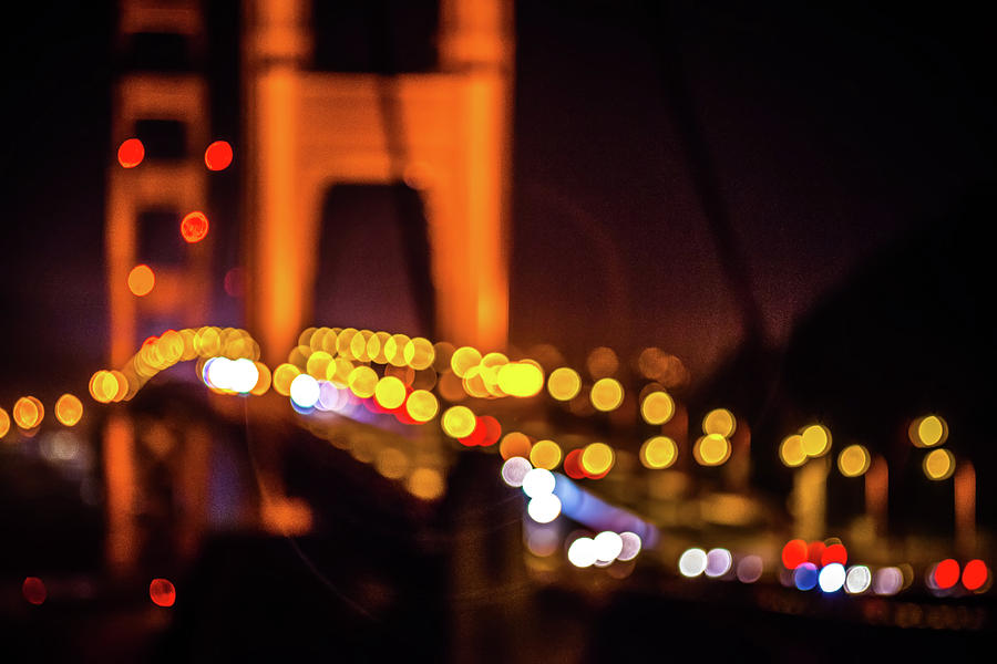 Golden Gte Bridge In San Francisco At Night #13 Photograph by Alex Grichenko