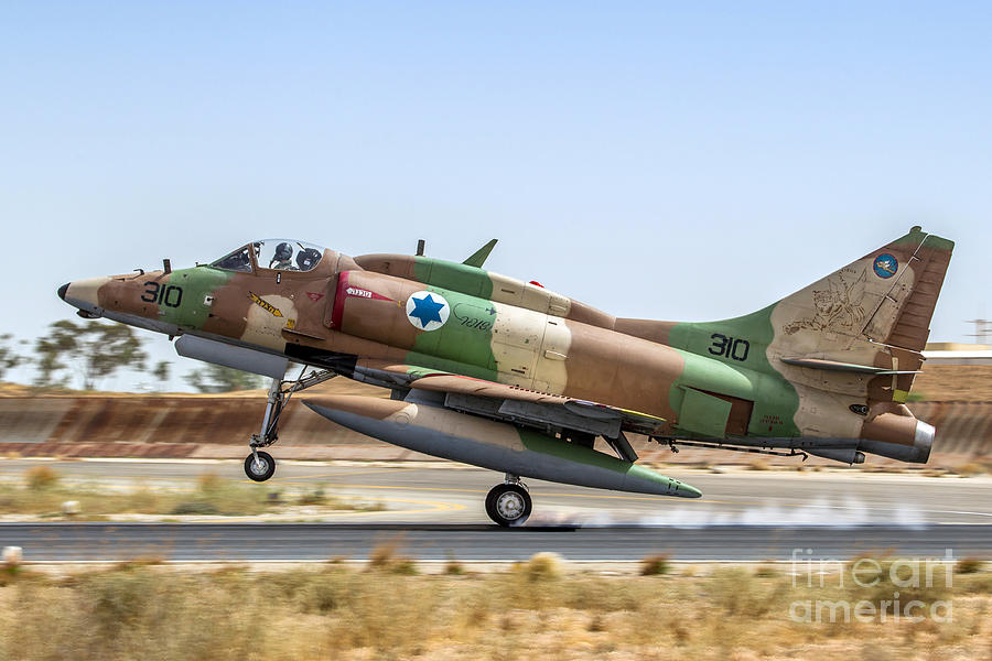 Israel Air Force A-4 skyhawk #13 Photograph by Nir Ben-Yosef