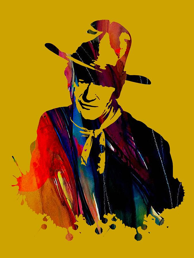 John Wayne Collection #13 Mixed Media by Marvin Blaine