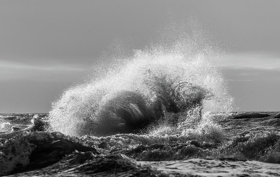 Lake Erie Waves #13 Photograph by Dave Niedbala