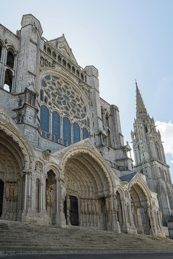 Notre Dame de Chartes Cathedral #13 Digital Art by Carol Ailles