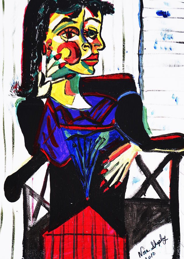 Abstract Painting - Picasso By Nora by Nora Shepley