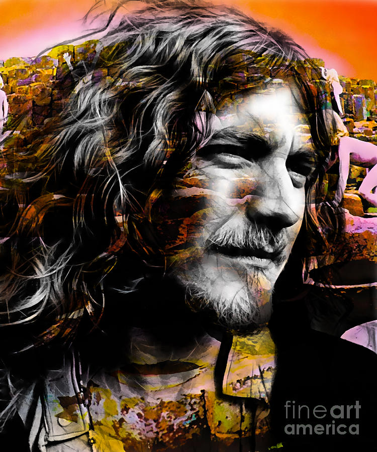 Led Zeppelin Mixed Media - Robert Plant Collection #13 by Marvin Blaine