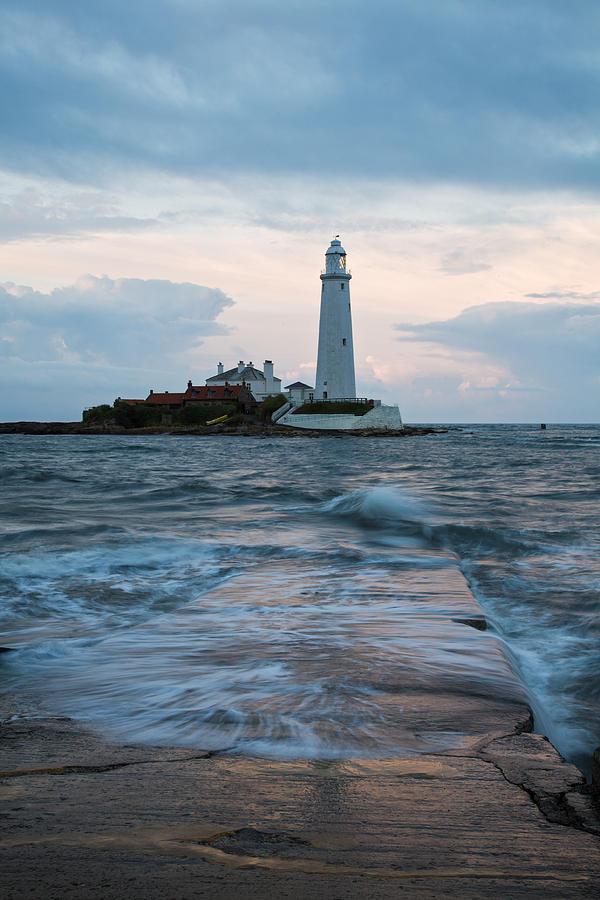 Saint Marys Lighthouse at Whitley Bay #13 Photograph by Ian Middleton