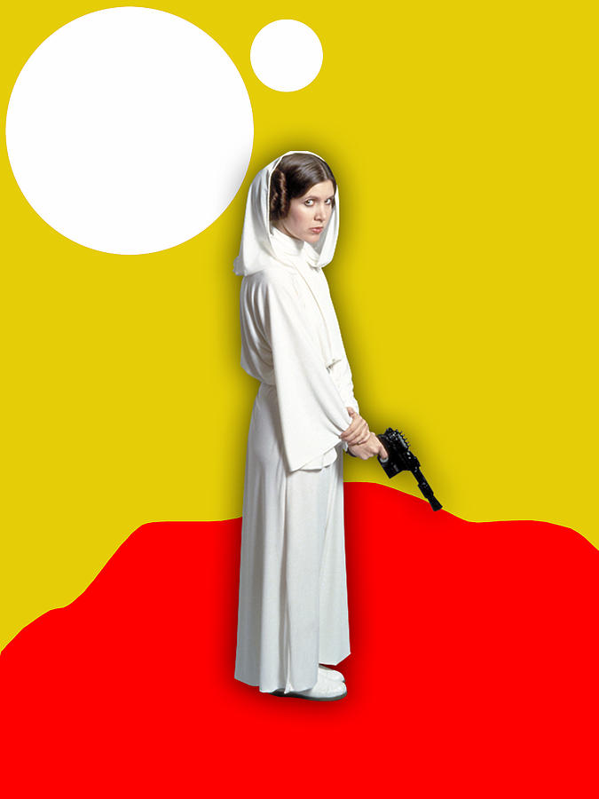 Star Wars Princess Leia Collection #13 Mixed Media by Marvin Blaine