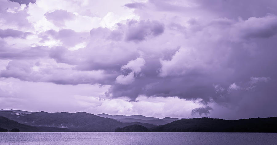 Stormy Landscape Over Lake Jocassee South Carolina #13 Photograph by Alex Grichenko