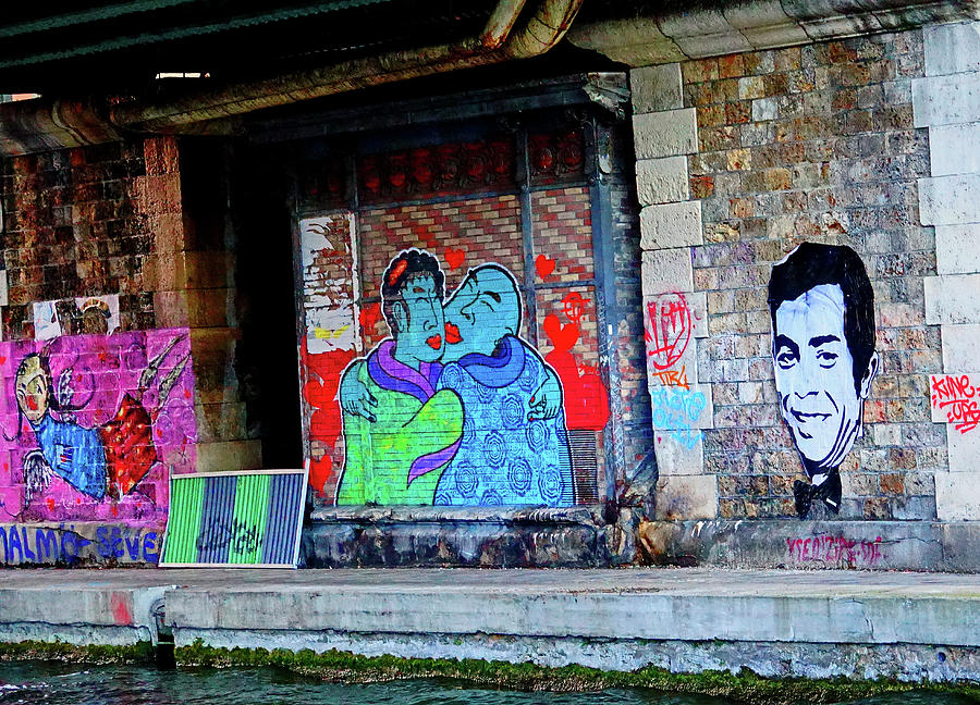 Street Art In The La Villette Area Of Paris, France #13 Photograph by Rick Rosenshein