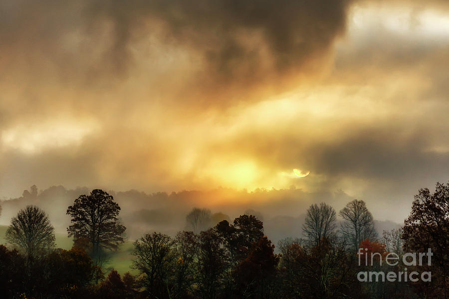 Sunrise and Fog #13 Photograph by Thomas R Fletcher