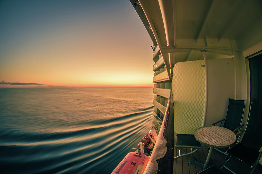 Sunset Over Alaska Fjords On A Cruise Trip Near Ketchikan #13 Photograph by Alex Grichenko