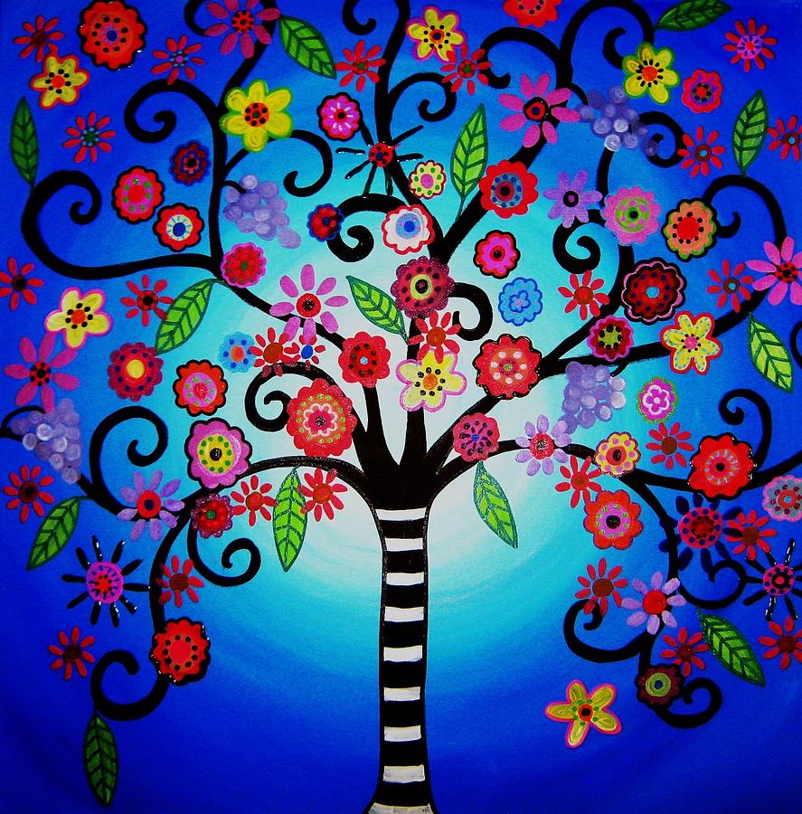 Tree Of Life #77 Painting by Pristine Cartera Turkus