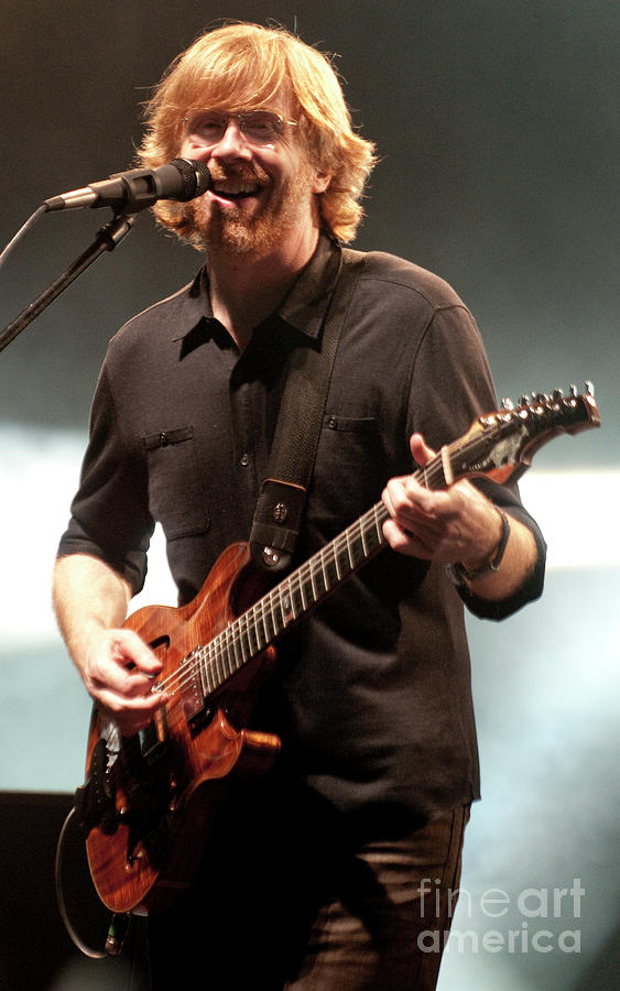 Trey Anastasio with Phish Photograph by David Oppenheimer