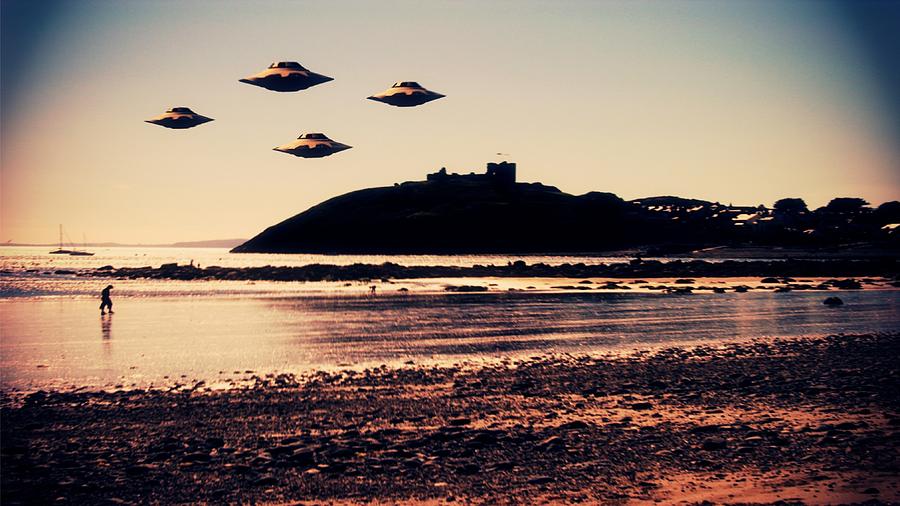 Fantasy Photograph - UFO Sighting #13 by Esoterica Art Agency