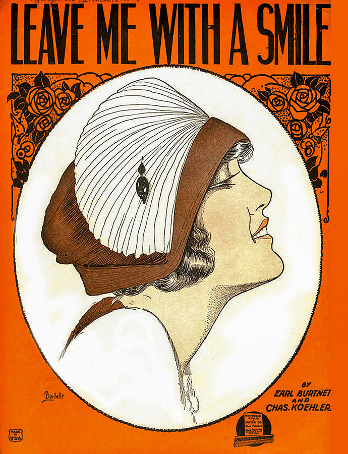 Vintage Sheet Music Cover Art Photograph