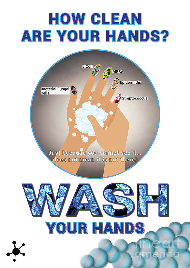 Wash Your Hands - Infographic poster promoting good hand hygiene ...