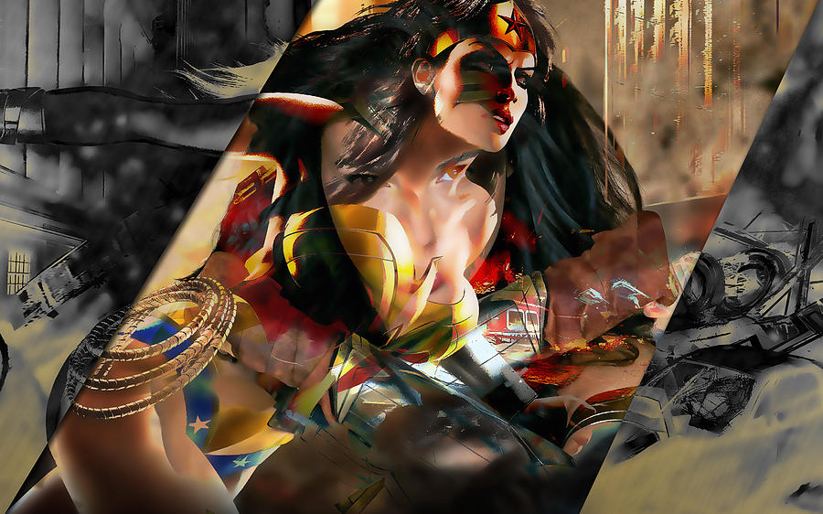 Wonder Woman Art #4 Mixed Media by Marvin Blaine