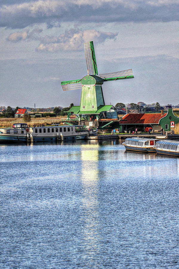 Zaanse Schans Holland Windmills Netherlands #13 Photograph by Paul James Bannerman