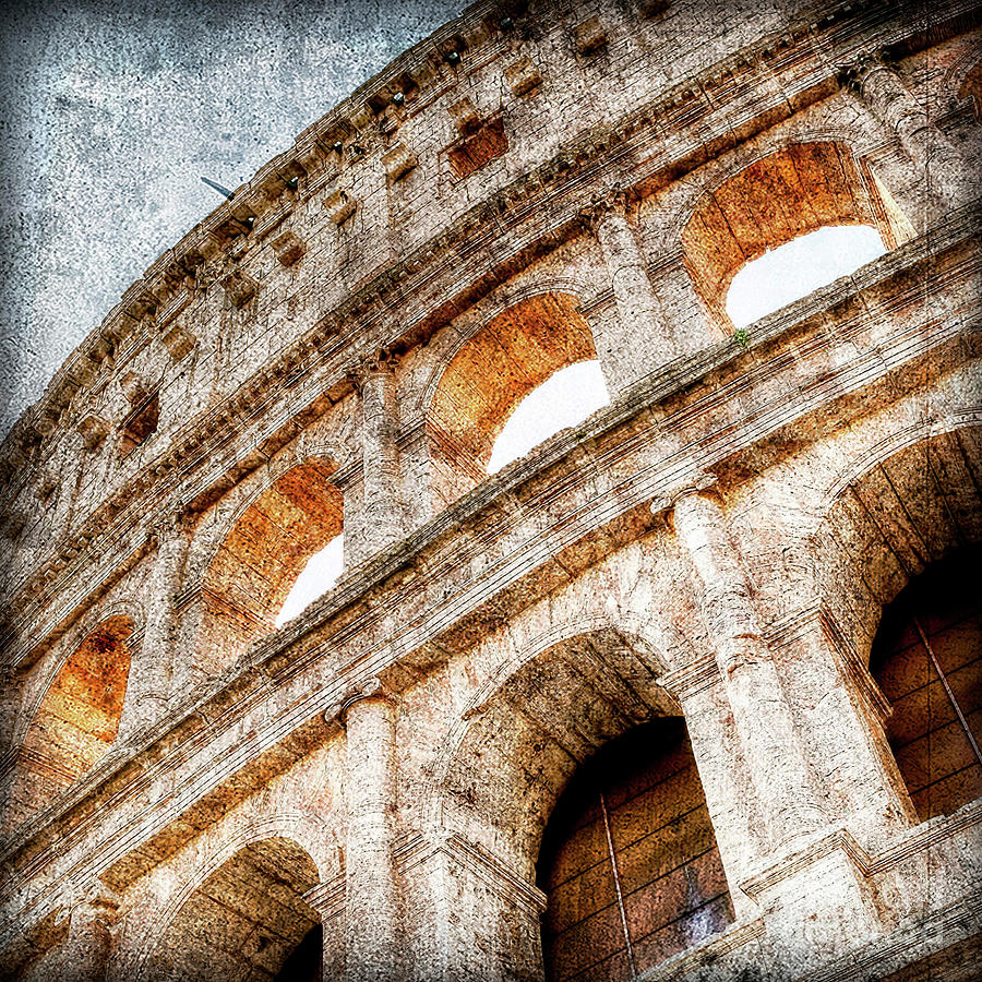 1309 Vintage Roman Colosseum Photograph by Steve Sturgill