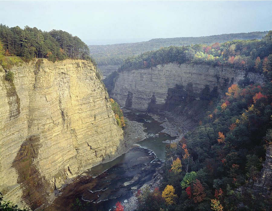 131614 Genesee River Gorge Photograph by Ed Cooper Photography