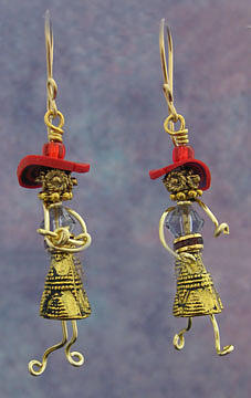1326 Red Hattitudes Jewelry by Dianne Brooks