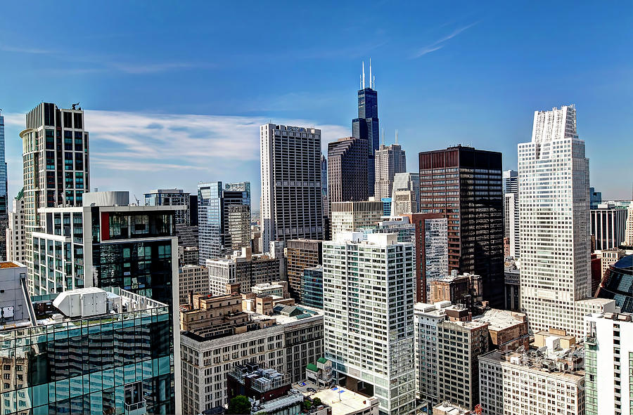 1336 Chicago City View Photograph by Steve Sturgill