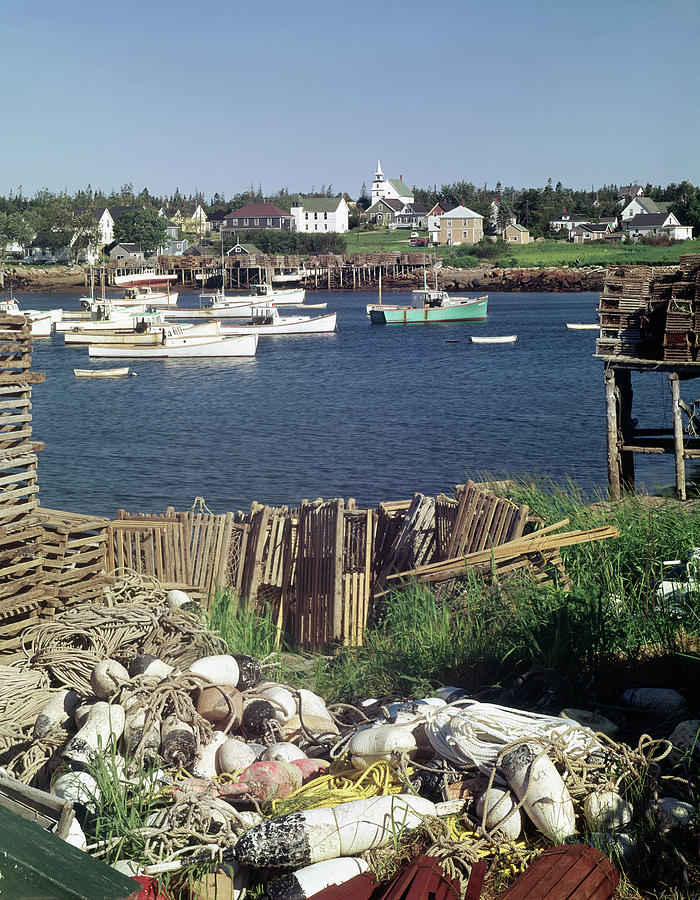 136238-V Corea Fishing Village  Photograph by Ed Cooper Photography