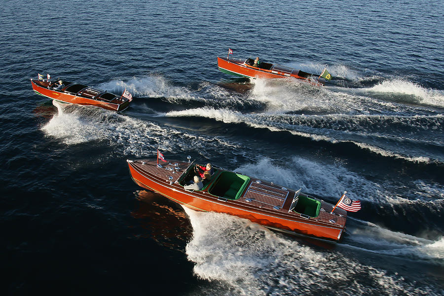 Classic Wooden Runabouts #126 Photograph by Steven Lapkin