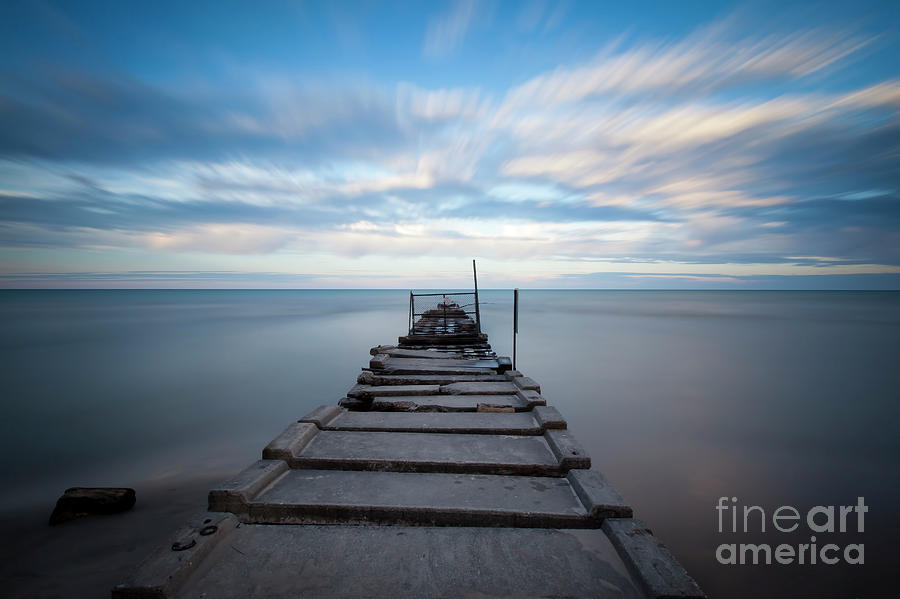 1393 Atwater Beach Jetty Photograph by Steve Sturgill