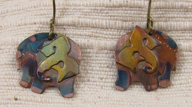 1396 Trying to Remember earrings Jewelry by Dianne Brooks