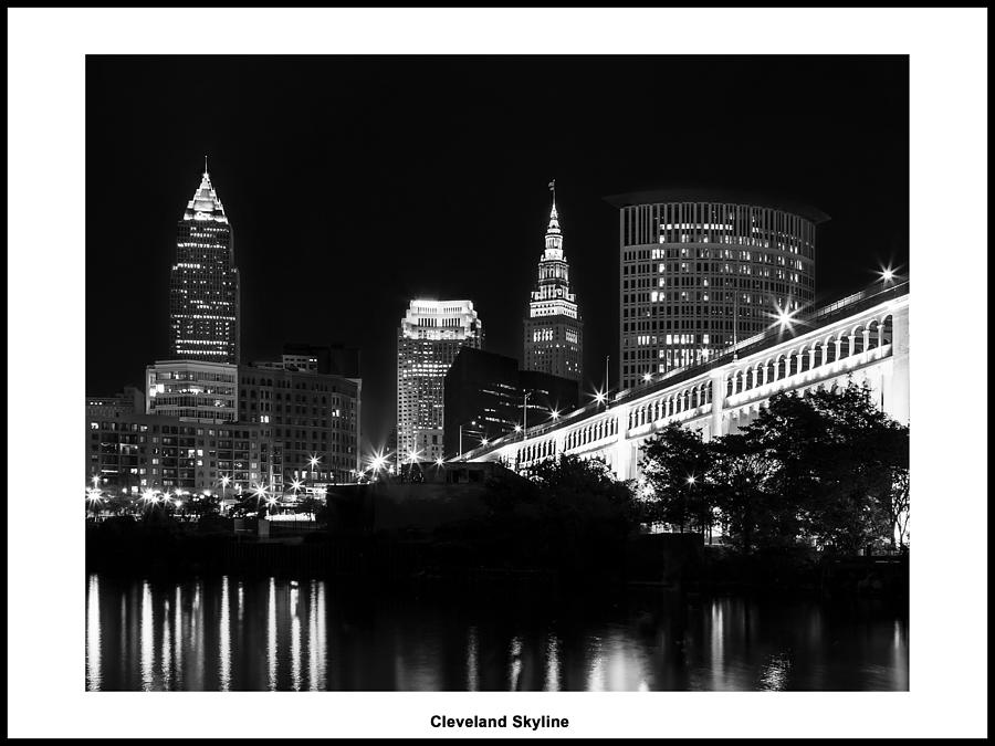 Cleveland Photograph - 13x10 Cleveland Skyline by Dale Kincaid