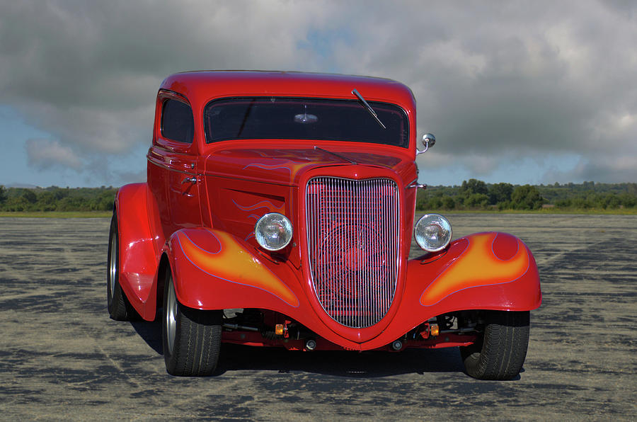 1934 Ford Coupe Hot Rod #2 Photograph by Tim McCullough
