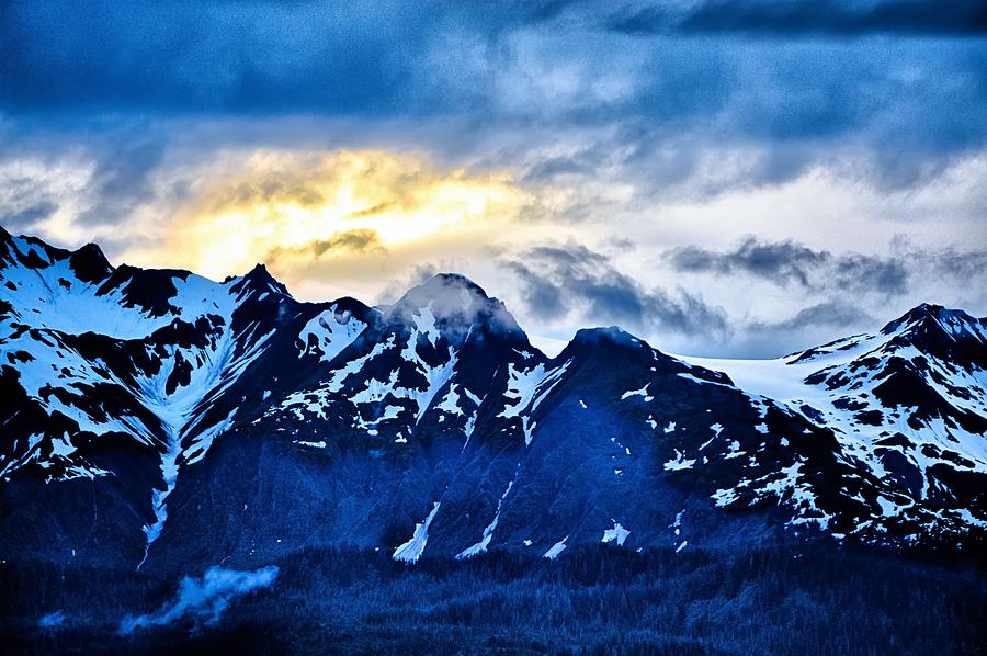 Alaska Nature And Mountain In June At Sunset #14 Photograph by Alex Grichenko