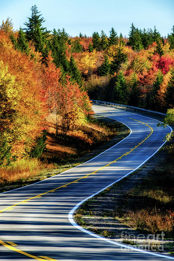 Autumn Highland Scenic Highway #14 Photograph by Thomas R Fletcher