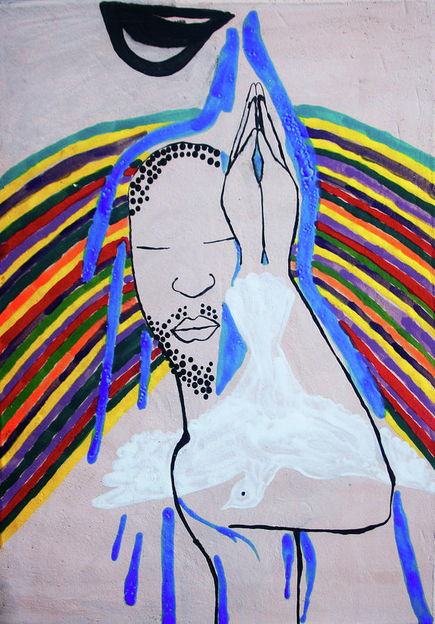 Baptism Of The Lord Jesus #14 Painting by Gloria Ssali