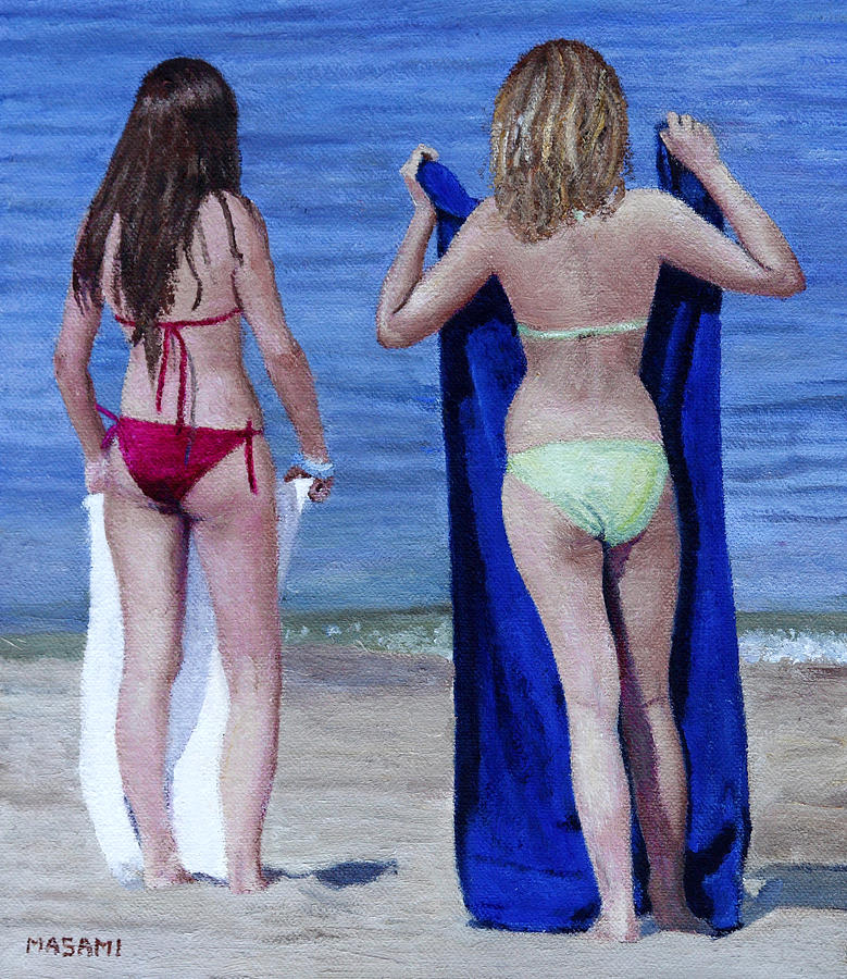 Beach Girl #14 Painting by Masami Iida