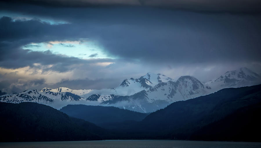 Beautiful Sunset And Cloudsy Landscape In Alaska Mountains #14 Photograph by Alex Grichenko