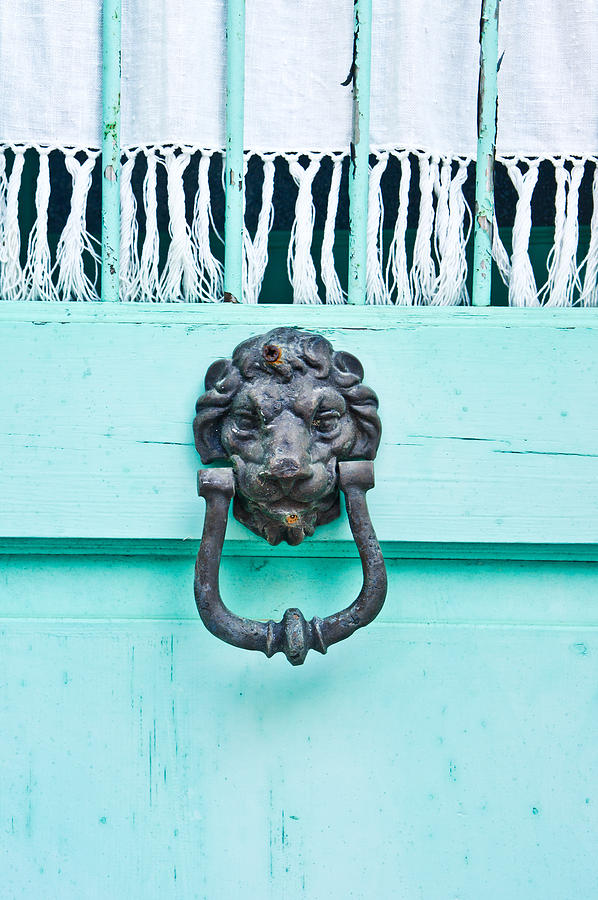 Architecture Photograph - Door knocker #14 by Tom Gowanlock