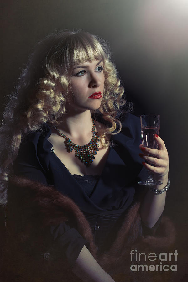Hollywood Photograph - Film Noir Woman #14 by Amanda Elwell