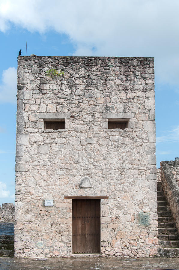 Fort of San Felipe in Bacalar #14 Digital Art by Carol Ailles