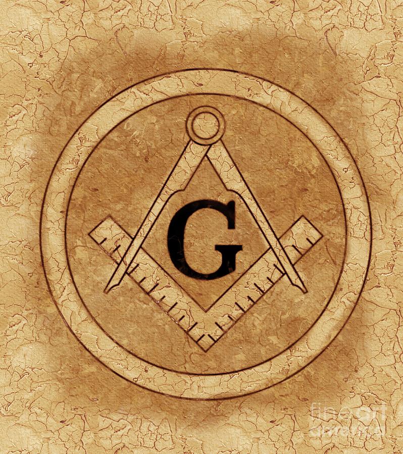 Magic Painting - Freemason, Masonic, Symbols #14 by Esoterica Art Agency