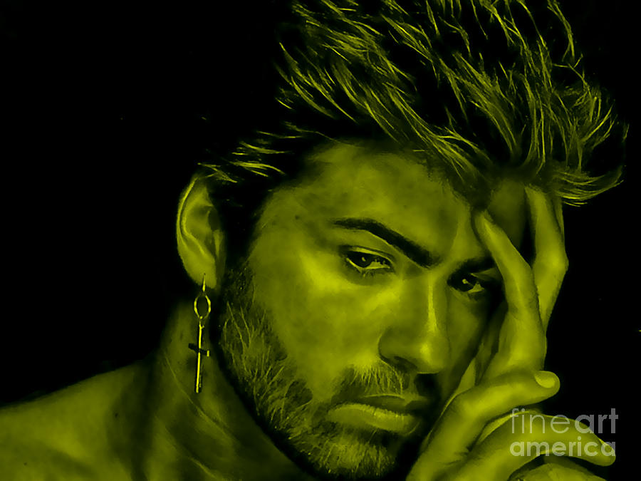 George Michael Collection #14 Mixed Media by Marvin Blaine