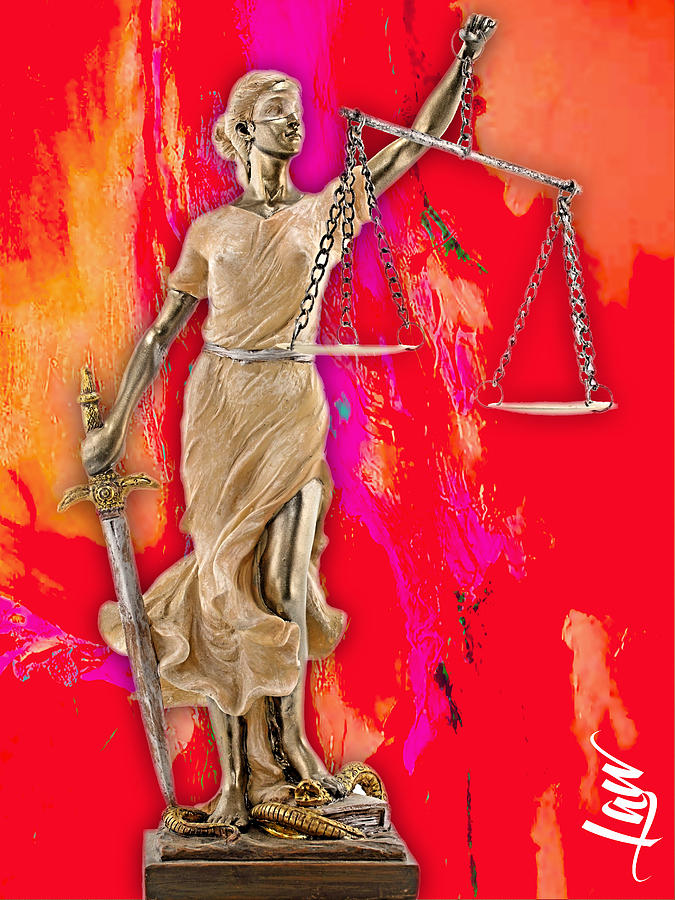 Law Office Collection #15 Mixed Media by Marvin Blaine