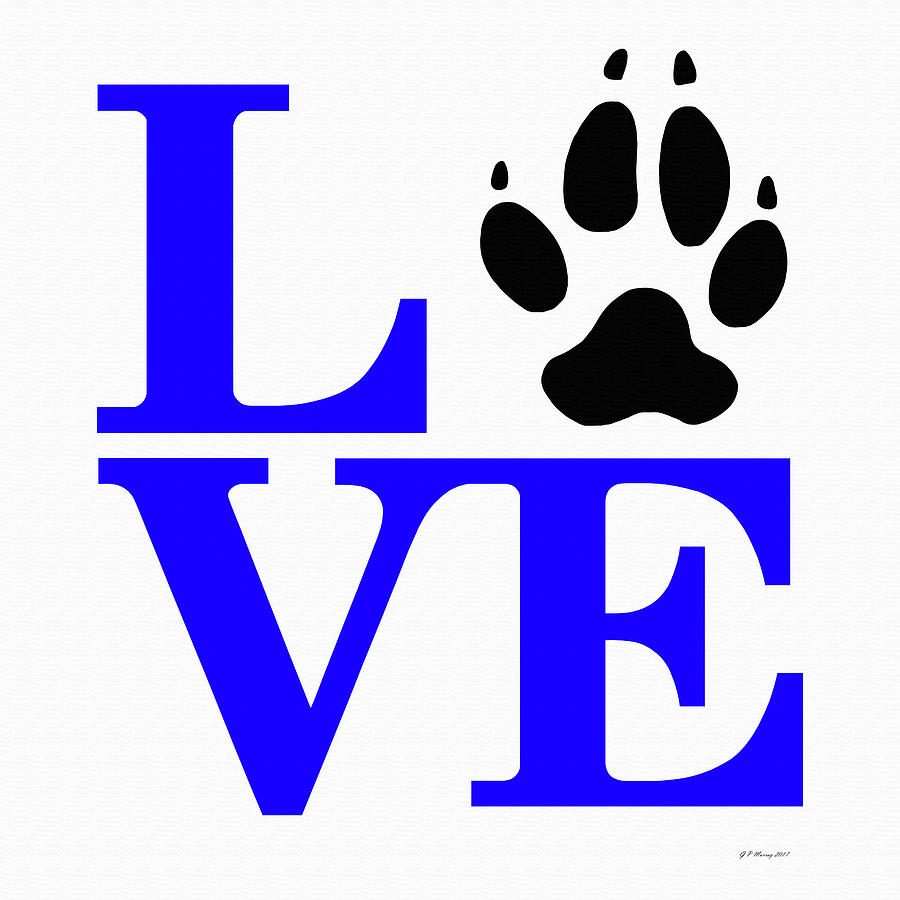 Love Claw Paw Sign #14 Digital Art by Gregory Murray