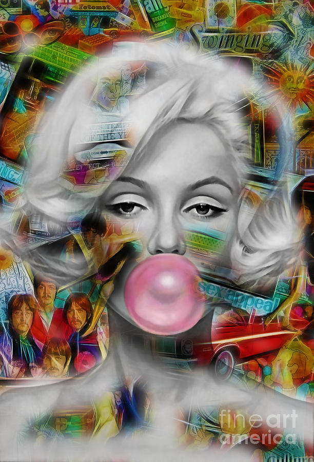 Marilyn Monroe Mixed Media - Marilyn Monroe Collection #3 by Marvin Blaine