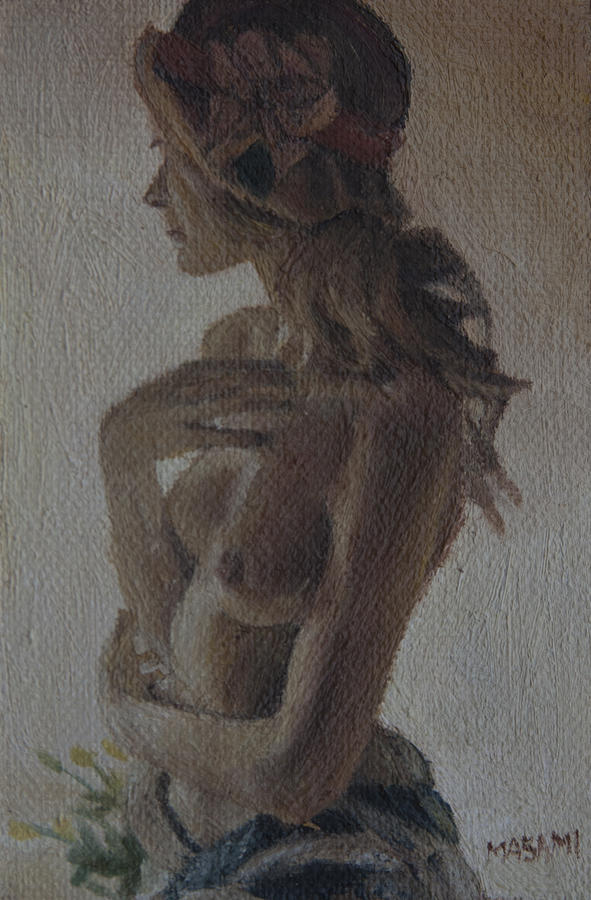 Modesty Painting by Masami Iida Modesty Painting by Masami Iida