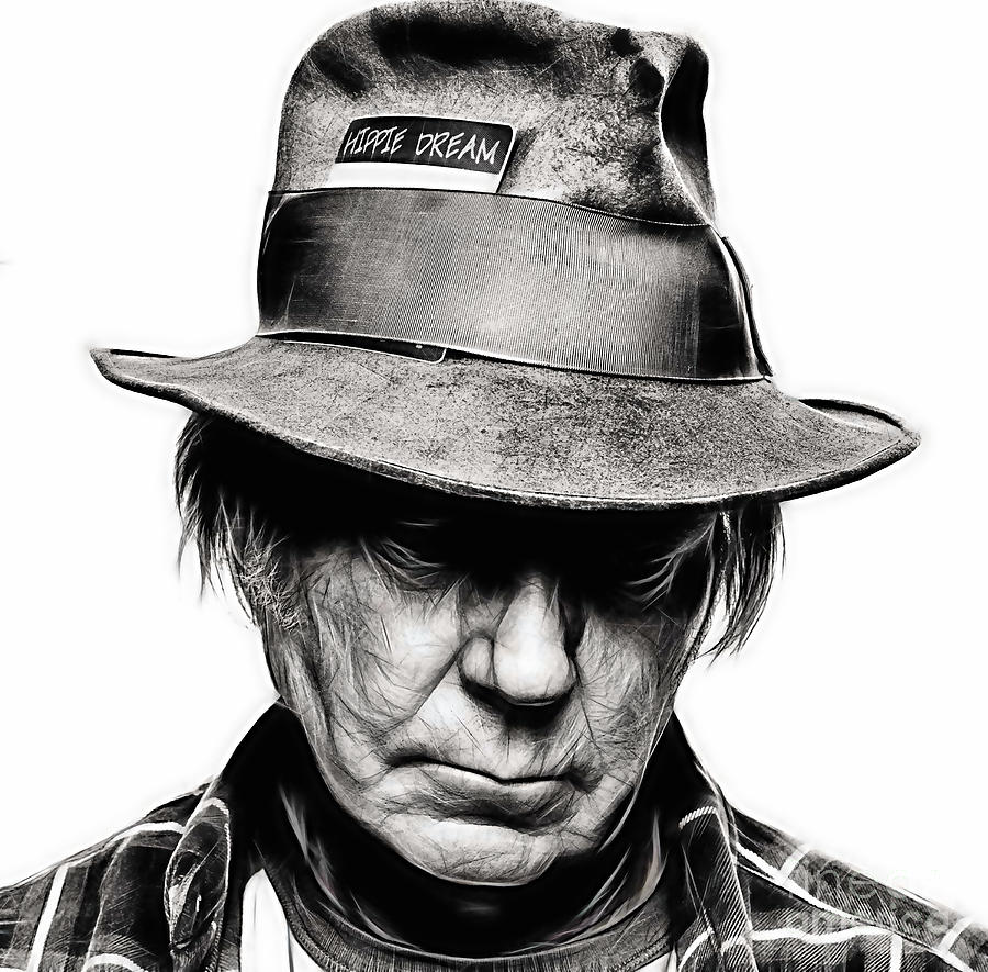 Neil Young Mixed Media - Neil Young Collection #14 by Marvin Blaine
